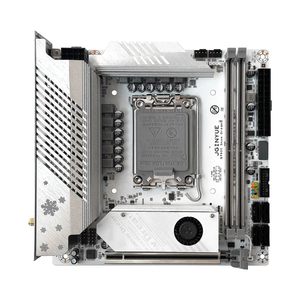 Tarjeta Madre B760i LGA 1700 Compatible con Intel Core 12ª y 13ª Generación, RAM DDR4 3200mhz, Mini <span class=keywords><strong>ITX</strong></span> B760i-Snow Dream - Product Image 1