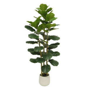 Plante artificielle de simulation de <span class=keywords><strong>figuier</strong></span> à feuilles de violon de 180 cm (6 pieds) / 160 cm (5 pieds), arbre décoratif pour la vente <span class=keywords><strong>en</strong></span> ligne - Product Image 2