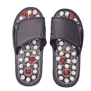 Sandales De Massage Pieds Avec Pierres Naturelles – Acupression Et Détente