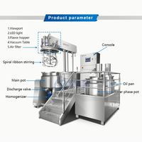 Mélangeur Homogénéisateur Émulsifiant Sous Vide pour la Fabrication de Mayonnaise, Ketchup, Wasabi, Confiture et Sauce
