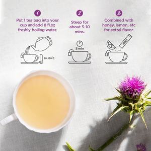 Té de Cardo Mariano Chinaherbs para el Hígado, Ingredientes Naturales Herbales Chinos, Suplementos para el Cuidado de la Salud, Té para la Limpieza del Hígado y los Riñones - Product Image 4