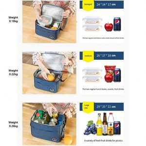 Sac isotherme personnalisé écologique pour la plage, le week-end, les pique-niques, la livraison de nourriture, le vin, les boissons et le déjeuner - Product Image 6