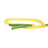 Cordon de brassage fibre optique Simplex monomode HI LINK à vente directe 0.9/2.0/3.0mm E2000 APC-LC APC Duplex PVC/LSZH pour FTTH, 4G, WiFi, 5G