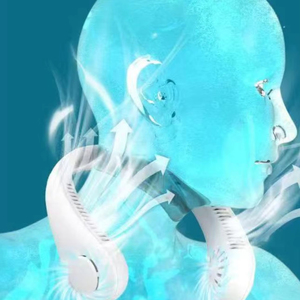 Quạt cổ, sạc USB, văn phòng không cánh, thể thao, cổ treo, quạt nhỏ, sinh viên di động, tuổi thọ pin dài - Product Image 5