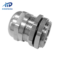Xingtaida étanche métal laiton nickelé fil presse-étoupe joints pg connecteurs m20 pg16 pg13.5 presse-étoupe en acier inoxydable