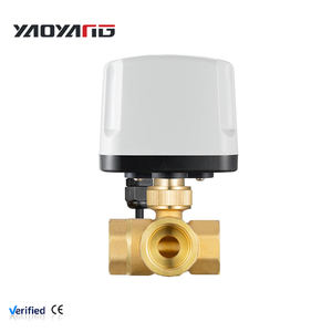 Yaygın Olarak Kullanılan Üstün Kaliteli Üç Yollu T Şekilli IP65 Su Geçirmez Pirinç Akışlı Su Motorlu 3 Telli 2 Kontrollü Elektrikli Küresel Vana - Product Image 4