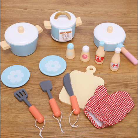 KBQ-Becky Blue ชุดเครื่องครัว 14 ชิ้น