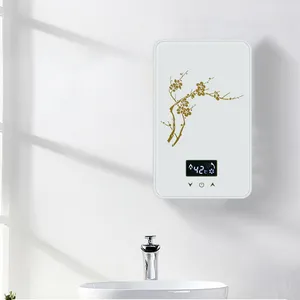 Geyser bagno a risparmio energetico piccolo portatile a induzione senza serbatoio Ce caldo scaldabagno elettrico istantaneo per doccia