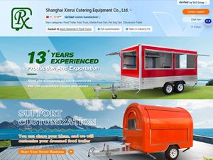 大型 モバイルキッチン ファストフード カート トレーラー 販売用 フルキッチン搭載 シャワルマ フードトラック 18フィート 輸送コンテナ型 - Product Image 5