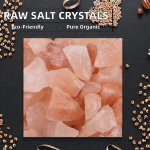 Cristaux de sel de l'Himalaya orange, gros, naturels, bruts, écologiques, pierres de guérison pour la décoration - Product Image 2