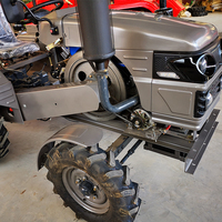 Hot Sale Baru Model Mini Traktor Pertanian Traktor Pertanian Pertanian Loader Mini Traktor 4wd dengan 6 + 1 Gearbox dan PTO 540 untuk Rotary Tiller