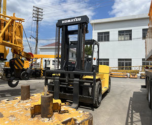 יפני מקורי מיובא komatsu fd150 15 טון בשימוש דיזל שני מלגזה עם מנוע אמין - Product Image 2