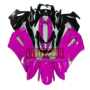 Corps d'injection pour KAWASAKI <span class=keywords><strong>NINJA</strong></span> 650R ER-6F ER 6F 6 F ER6F 06 rose brillant 07 08 28No.10 <span class=keywords><strong>650</strong></span> R ER6 F <span class=keywords><strong>2006</strong></span> 2007 2008 Carénage OEM - Product Image 1