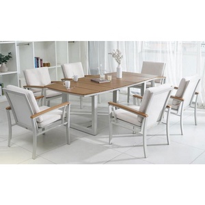 Nordic per il tempo libero all'aperto <span class=keywords><strong>sedia</strong></span> da <span class=keywords><strong>giardino</strong></span> comodo <span class=keywords><strong>cuscino</strong></span> con semplice Villa costruzione in alluminio - Product Image 3