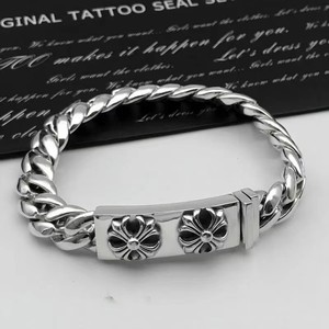 Nouveau style Bracelet unisexe Chrome Heart Vintage en fer et pierre naturelle, Marque tendance, Classique, Exquis, Cadeau Instagram pour l'amoureux - Product Image 6