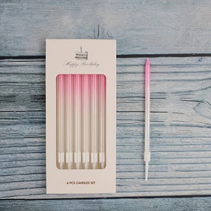 Merri Wish Factory Direct Venta al por mayor Elegante diseño novedoso Fresco y gradual Fiesta <span class=keywords><strong>de</strong></span> cumpleaños Pastel Decorado Velas - Product Image 2