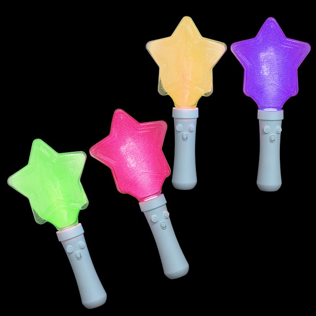 SOFFA OEM Kpop Idol ABS Handle Lights Stick Walls Led Glow Form Stick Party Glow Foam Stick Led Light up Baton