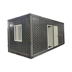 SKYLINE 20 pieds conteneur maison facile à installer préfabriqué temporaire extérieur immeuble de bureaux industriel sable acier plat Pack <span class=keywords><strong>Villa</strong></span> - Product Image 5
