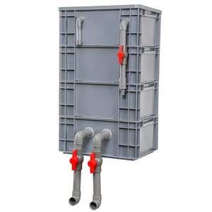 Filter Box Aquarium Fish Pond Water Circulation System Filter Box Aquarium Filter Bucket Turnover Box