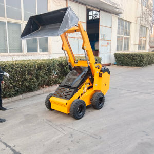 Grosir gratis pengiriman baru small Tracking <span class=keywords><strong>Loader</strong></span> shadong mini electric steer depan <span class=keywords><strong>loader</strong></span> roda diesel kecil - Product Image 3