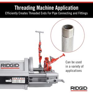 Máquina de roscar Ridgid 1224 NPT, roscadora eléctrica de tuberías de 120 voltios para tuberías de acero de 1/4 a 4 pulgadas, grado profesional - Product Image 3
