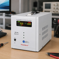 Stabilisateur de tension automatique monophasé 5000VA AC SVC avec affichage numérique, large plage d'entrée 80-260V, régulateur de tension pour centre de données