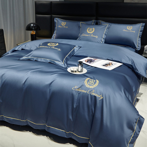 Parure de lit en satin blanc plat Sferra Grande, housse de couette, draps, luxe hôtelier, 1800 fils - Product Image 3