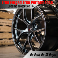 Jantes forgées VeroX Black Chrome Y-Spoke à profil profond, 18-22 pouces, 5x112 5x114.3 5x120 pour BMW Audi Mercedes Performance Cars