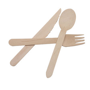 Fabbrica eco-friendly naturale betulla biodegradabile usa e getta cucchiaio forchetta coltello Set di posate <span class=keywords><strong>in</strong></span> legno per la <span class=keywords><strong>vendita</strong></span> - Product Image 6