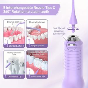Portatile Cordless Denti Macchina a Getto Professionale per l'Orale Elettrico Acqua Filo per la Pulizia del Filo di Petto - Product Image 2