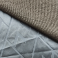 Tissu en cuir pongé en gros, tissu de doudoune à reflets argentés, taffetas coupe-vent, matière PU artificielle pour vêtements