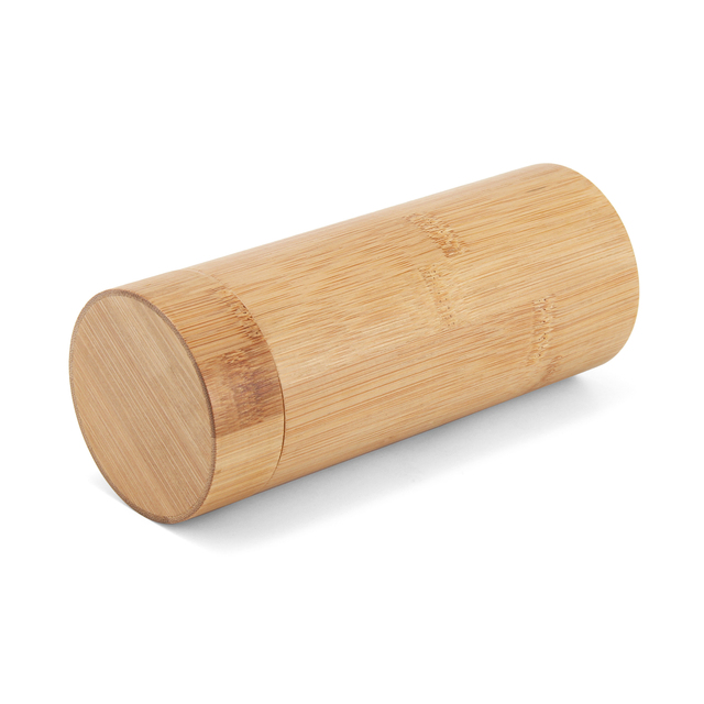 2025 Fashion Design Customized logo Cases Natural Round Bamboo Eco Friendly Sunglasses Cases