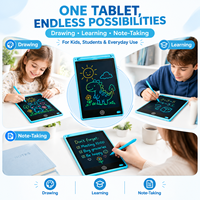 Tablet Gambar Papan Tulis LCD Pintar Tanpa Tinta Terbaru, Berwarna-warni, Dapat Dihapus, untuk Menggambar, Hadiah
