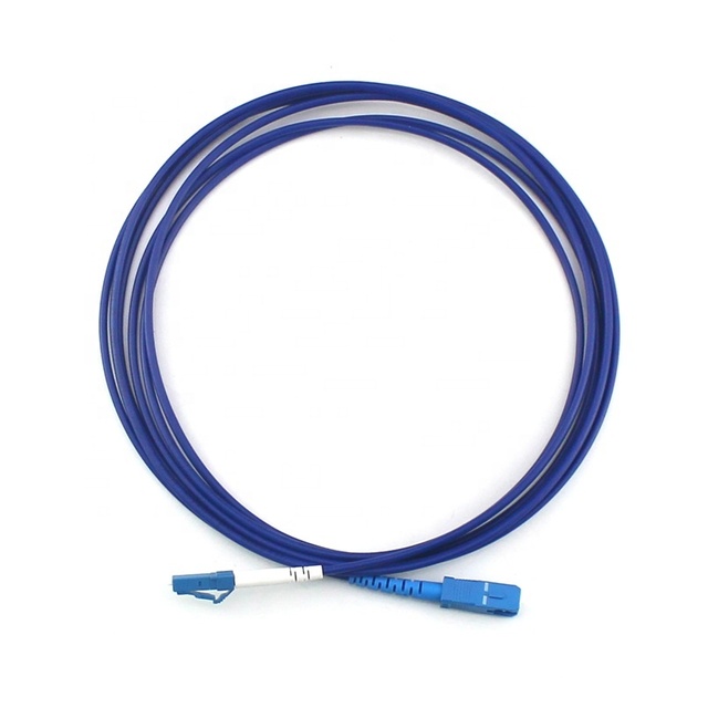 Sc-lc Simplex 3 Meter Spiral Fiber Optic Patch Cord SC-LC Single Mode Armored Fiber Patch Cord