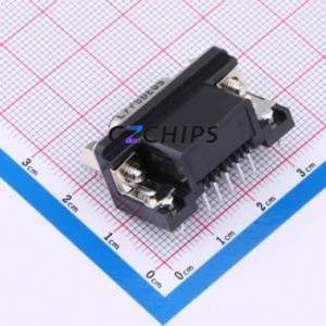 L77SDE09S1ACH4F D-Sub/VGA Connector Bent Lead Through Hole Connector - Product Image 2