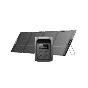 Station d'alimentation portable EcoFlow DELTA 3 Max Series (2048Wh), générateur solaire 3000W, sortie AC 3000W, 6000W pour le camping en plein air - Product Image 4
