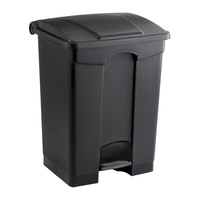 Poubelle commerciale de grande capacité ESD 30L 45L 68L 87L Poubelle mains libres en plastique à pédale seau de stockage