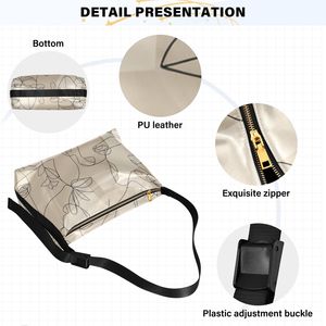 Floral Print Satin Shoulder <b>Bag</b> Slouchy Hobo Purse Adjustable Strap Women Casual Daily <b>Bag</b> - Product Image 4
