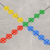 Entretoises de nivellement rondes pour carreaux 2026, 1,5 mm, 2 mm, 3 mm, réutilisables, en plastique PP, pour carrelage mural et de sol, kit d'outils