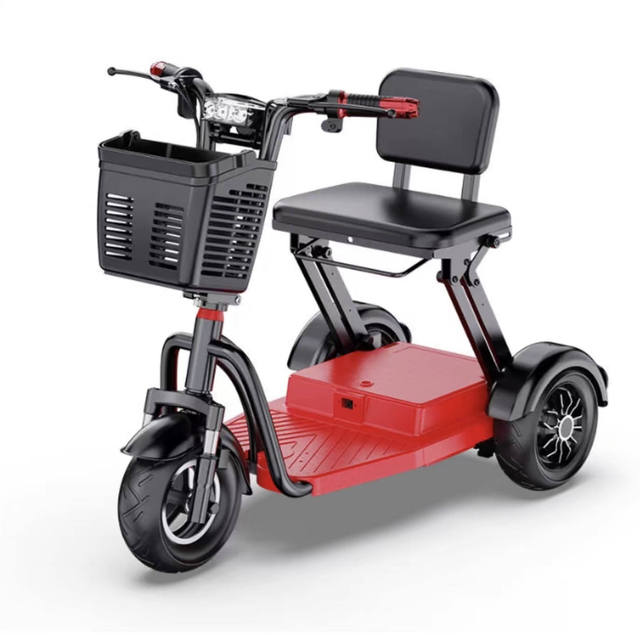 36V Mini Folding 1000W Adult Electric Motorcycle 3 Wheel Mobility Scooter Folding Mobility Scooter Electric Mobility Scooter