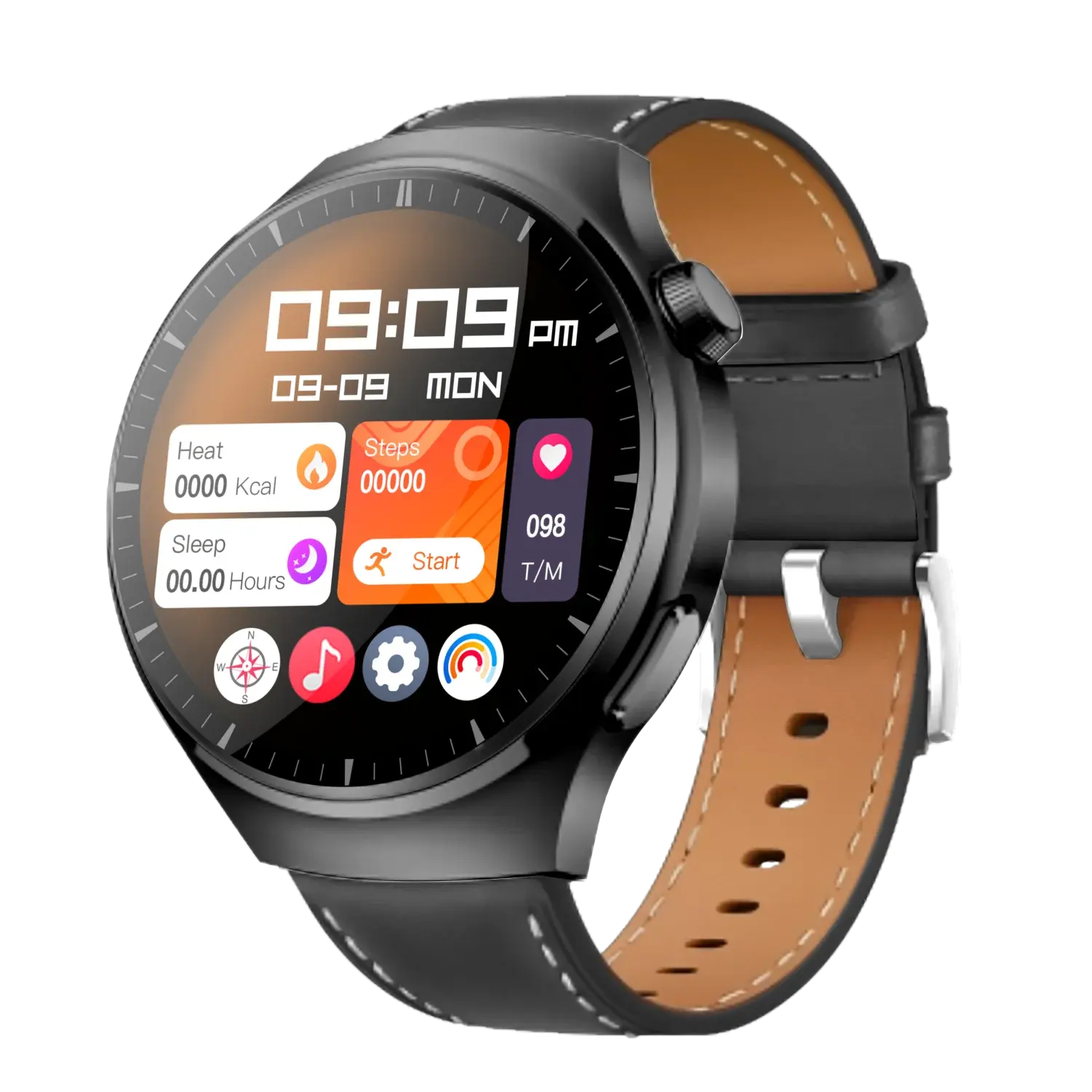 Hot Sell S20 Max Top Ranking 1.62 Inch Large Round Screen Man Sport Waterproof Smart watch With 420mAh Big Battery Watches For M