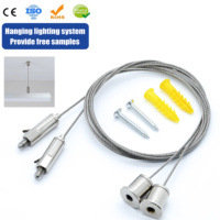 Kit de suspension réglable pour lustre, câble de suspension pour éclairage, ensemble de câbles pour luminaire suspendu