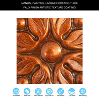 Livraison gratuite, Plaques de plafond en PVC décoratives en relief 3D pour cafés et bars PL50 Archaic Copper PAINTSDECOR