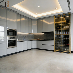 Juego de Muebles de Cocina de PVC Impermeables Modernos de Alta Gama para Apartamentos de Alquiler, con Diseño Modular de Lujo Incluido - Product Image 5