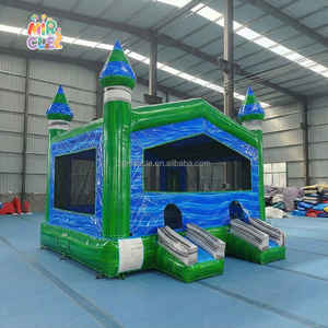 Castillo Hinchable Comercial Doble Entrada con Obstáculos Internos y Aro, Jumper Gigante para Eventos Exteriores - Product Image 2