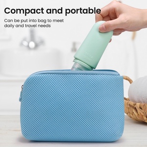 Portable 90/60ml Silicone Squeeze Bottles Leakproof Empty Reusable <b>Small</b> 1oz Travel Size Bottle Silicone Lotion Dispenser Bottle - Product Image 6