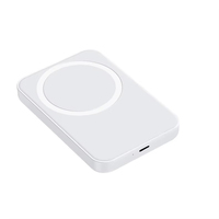 Panneau solaire magnétique sans fil 20W pour charger la batterie Li-Polymère 5000mah 10000mah, charge rapide, batterie externe portable 2-en-1 avec prise