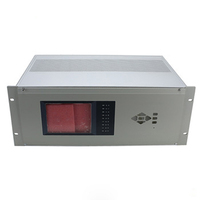 Boîtier de rack 4U personnalisé de 19 pouces, châssis de subrack, boîtier d'instrumentation en alliage d'aluminium extrudé, boîtier de contrôle de carte PCB, serveur OEM
