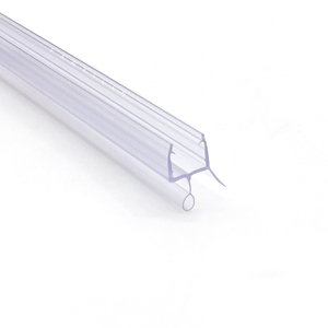 Thêm rõ ràng kính không khung tắm cửa dưới Con dấu nhựa Bền Một mảnh dưới đường sắt với rõ ràng lau - Product Image 6