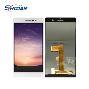 Toptan düşük fiyatlı cep telefonu Huawei ascend P7 lcd ekran